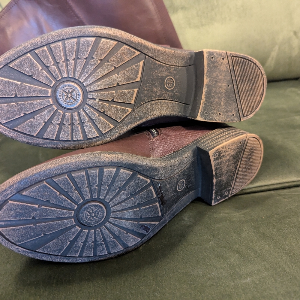 New EWC W/O Box Maurice's Faux Leather Boots Size 8W With Extra Wide Calf - Picture 6 of 9